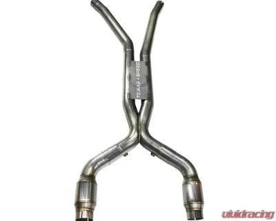 Texas Speed & Performance 304 Stainless Steel 3" Race X-Pipe Catback Ford Mustang 5.0L 2015-2020 - TSP-2015-5.0-CATX