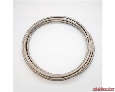 Texas Speed & Performance 3AN 20' Steel Braided PTFE Lined Hose for Fuel, Oil, Water - TSP-3005