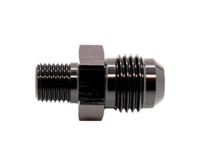 Texas Speed & Performance 3AN Male to 6mm x 1.0 Metric Male Black Fitting, 6061 Aluminum