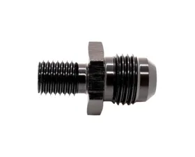 Texas Speed & Performance 3AN Male to 8mm x 1.0 Metric Male Black Fitting, 6061 Aluminum