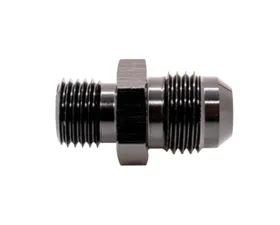 Texas Speed & Performance 3AN Male to 10mm x 1.5 Metric Male Black Fitting, 6061 Aluminum