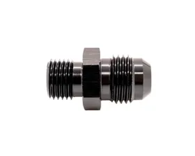 Texas Speed & Performance 4AN Male to 10mm x 1.25 Metric Male Black Fitting