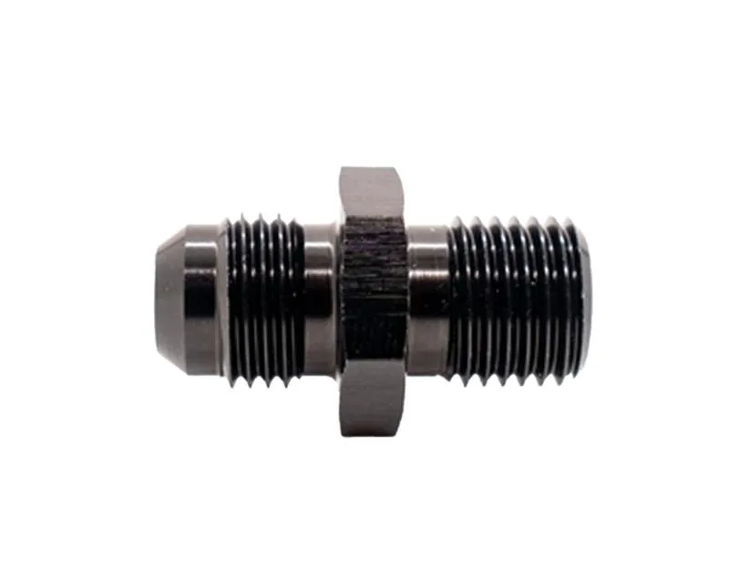 Texas Speed & Performance 4AN Male to 10mm x 1.5 Metric Male Black Fitting - TSP-4025