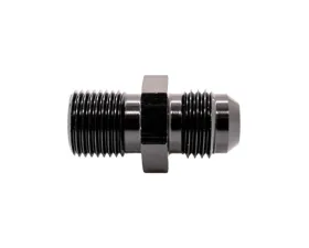 Texas Speed & Performance 4AN Male to 12mm x 1.25 Metric Male Black Fitting