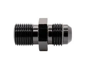 Texas Speed & Performance Black Straight NPT 1/8 to 4AN Flare Fitting, 6061 Aluminum