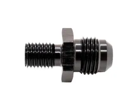 Texas Speed & Performance 6AN Male to 10mm x 1.25 Metric Male Black Fitting