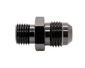 Texas Speed & Performance 6AN Male to 12mm x 1.25 Metric Male Black Fitting Adapter