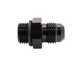 Texas Speed & Performance Black ORB to AN Male Fitting 6RB | 6AN Flare Adapter 6061 Aluminum