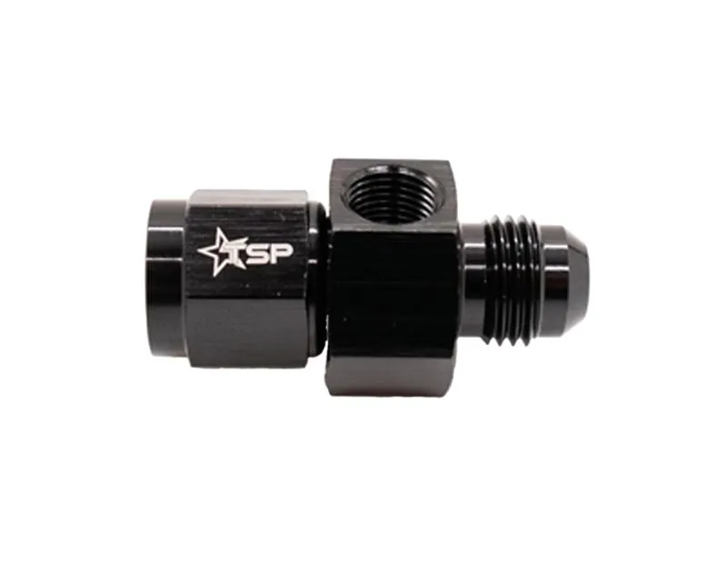 Texas Speed & Performance 6AN Male to 6AN Female w/ 1/8" NPT Female Sensor Port - TSP-6057