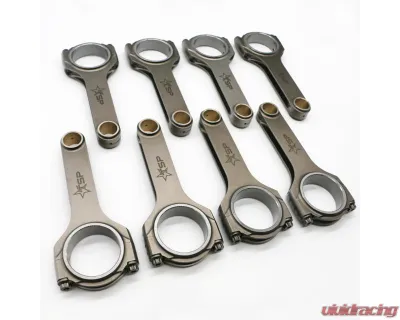 Texas Speed & Performance Set of 8 Super H-Beam 6.125" Connecting Rods Cadillac | Chevrolet | GMC 1997-2018 - TSP-6125SHB-8