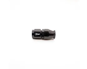 Texas Speed & Performance 8AN PTFE Black Straight Hose End Fitting for Fuel Systems