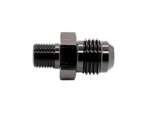 Texas Speed & Performance 8AN Male to 10mm x 1.0 Metric Male Black Fitting Adapter