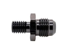 Texas Speed & Performance 8AN Male to 10mm x 1.5 Metric Male Black Fitting Adapter