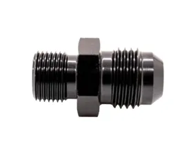 Texas Speed & Performance 8AN Male to 12mm x 1.25 Metric Male Black Fitting