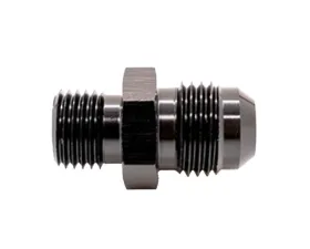 Texas Speed & Performance 8AN Male to 12mm x 1.5 Metric Male Black Fitting Adapter