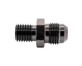 Texas Speed & Performance 8AN Male to 14mm x 1.25 Metric Male Black Fitting Adapter