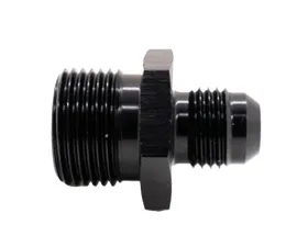 Texas Speed & Performance 8AN Male to 24mm x 1.5 Metric Male Black Fitting Adapter