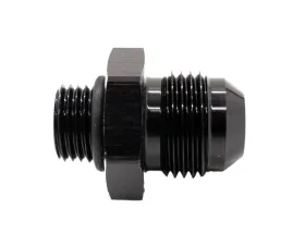 Texas Speed & Performance Black ORB to AN Male Fitting 6RB | 8AN Flare Adapter 6061 Aluminum