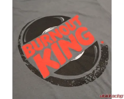 Texas Speed & Performance Grey "Burnout King" Shirt - TSP-BurnoutKing-Grey-