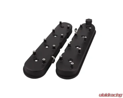 Texas Speed & Performance Black Tall LS OE Style Valve Covers Universal Retrofit 1997-2018 - TSP-CSTVC-BLK