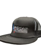 Texas Speed & Performance Black Retro Style Trucker Hat with Centered TSP Logo                                     - TSP-Cap-Trucker-TSPLogo-Black - Image 2