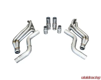 Texas Speed & Performance Hemi-Hellcat 2" Long Tube Headers with High Flow Cat Connection Pipes Dodge Challenger | Charger 2009-2021 - TSP-DCH-HC-CAT
