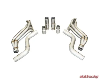 Texas Speed & Performance Hemi-Hellcat 2" Long Tube Headers with High Flow Cat Connection Pipes Dodge Challenger | Charger 2009-2021 - TSP-DCH-HC-CAT