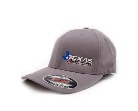 Texas Speed & Performance Colored Logo Gray Flexfit Hat