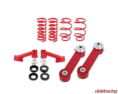 Texas Speed & Performance Stage 1 Red Suspension Package Ford Mustang 2015-2024 - TSP-FMSP-STG1