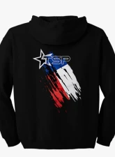 Texas Speed & Performance Texas Flag Zip-Up Hoodie                                     - TSP-FlagHoodie-Zip - Image 2