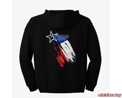 Texas Speed & Performance Texas Flag Zip-Up Hoodie - TSP-FlagHoodie-Zip