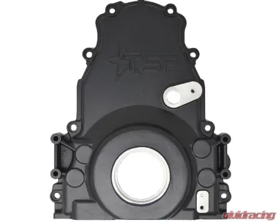 Texas Speed & Performance Black Gen 4 Aluminum Timing Cover Universal Retrofit 1997-2018 - TSP-G4TC-Black