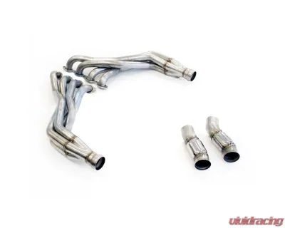 Texas Speed & Performance 1-7/8" Stainless Steel Long Tube Headers & Catted Connection Pipes Chevrolet Camaro 2016-2021 - TSP-G6304HCAT-178