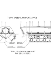 Texas Speed & Performance Titan SR-3 Short Runner 102mm Cast LS3 Intake Manifold Chevrolet | Pontiac | Universal Retrofit 1997-2018                                     - TSP-LS3SR2PC - Image 10