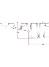Texas Speed & Performance Black LS Low Profile Retrofit Pan Kit Universal Retrofit 1997-2018                                     - TSP-OILPAN-LS-LOW-BLK - Image 2