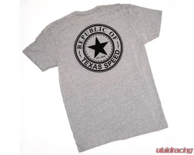 Texas Speed & Performance Republic of Texas Shirt - TSP-REPUBLICOFTSP-GRAY-
