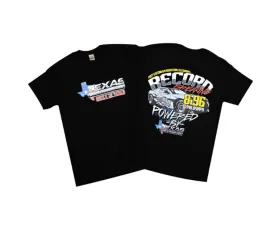 Texas Speed & Performance Black Record Breaking T-Shirt