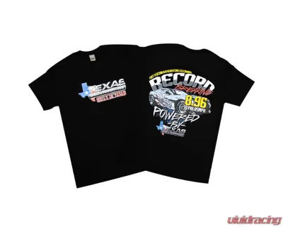Texas Speed & Performance Black Record Breaking T-Shirt - TSP-Shirt-G5CamRB-B