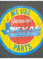 Texas Speed & Performance Grey with Color Logo "Genuine TSP Parts" Soft Style T-Shirt                                     - TSP-Shirt-GenPar-Grey - Image 2