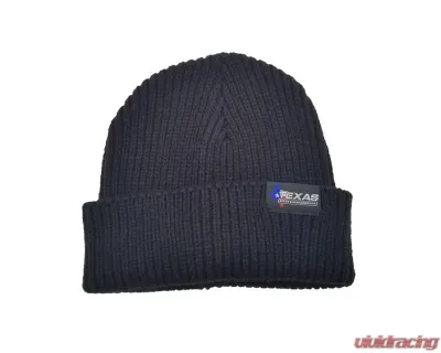 Texas Speed & Performance Black with Color TSP Logo Toboggan - TSP-Tobo-B