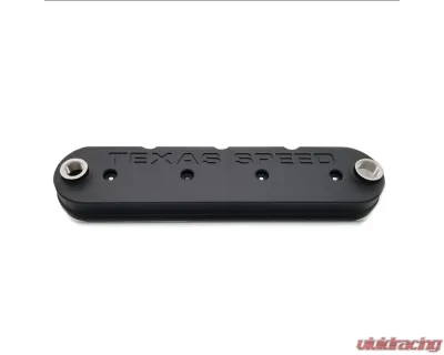 Texas Speed & Performance Black Powder Coating Billet Baffled LS Race Valve Covers Pair Cadillac | Chevrolet | GMC 1997-2018 - TSP-VC-BB-LS-BPC-Pair