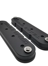Texas Speed & Performance Black Powder Coating Billet Baffled LS Race Valve Covers Pair Cadillac | Chevrolet | GMC 1997-2018                                     - TSP-VC-BB-LS-BPC-Pair - Image 8