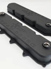 Texas Speed & Performance Black Powder Coating Billet Baffled Gen 5 LT Valve Covers Pair Cadillac | Chevrolet | GMC 1997-2022                                     - TSP-VC-BB-LTG5-BPC-Pair - Image 3