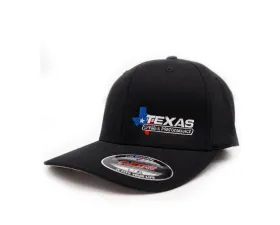 Texas Speed & Performance Colored Logo Black Flexfit Hat
