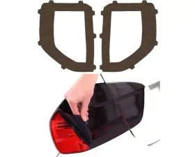 Lamin-X Red Outer Ring Tail Light Covers Ford Bronco Sport 2021+