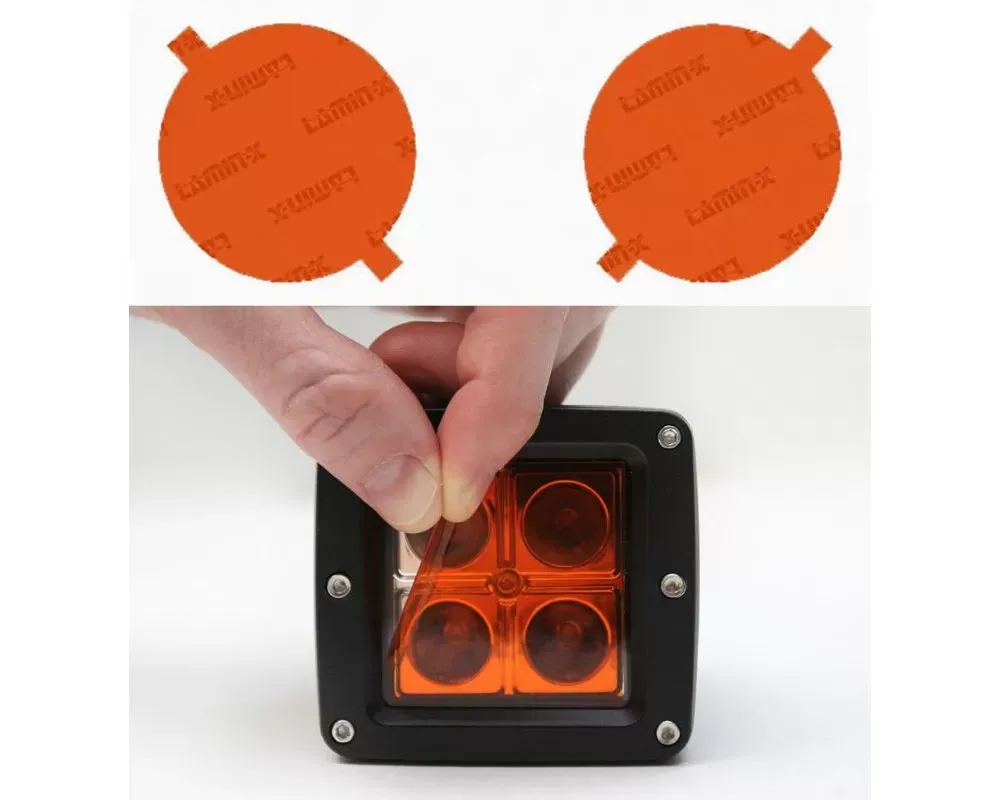 Lamin-X 4" Round Fog Light Covers Jeep Liberty 2002-2007 - J103A