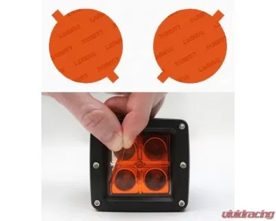 Lamin-X Large Fog Light Covers Subaru Legacy 2003-2004 - S106A