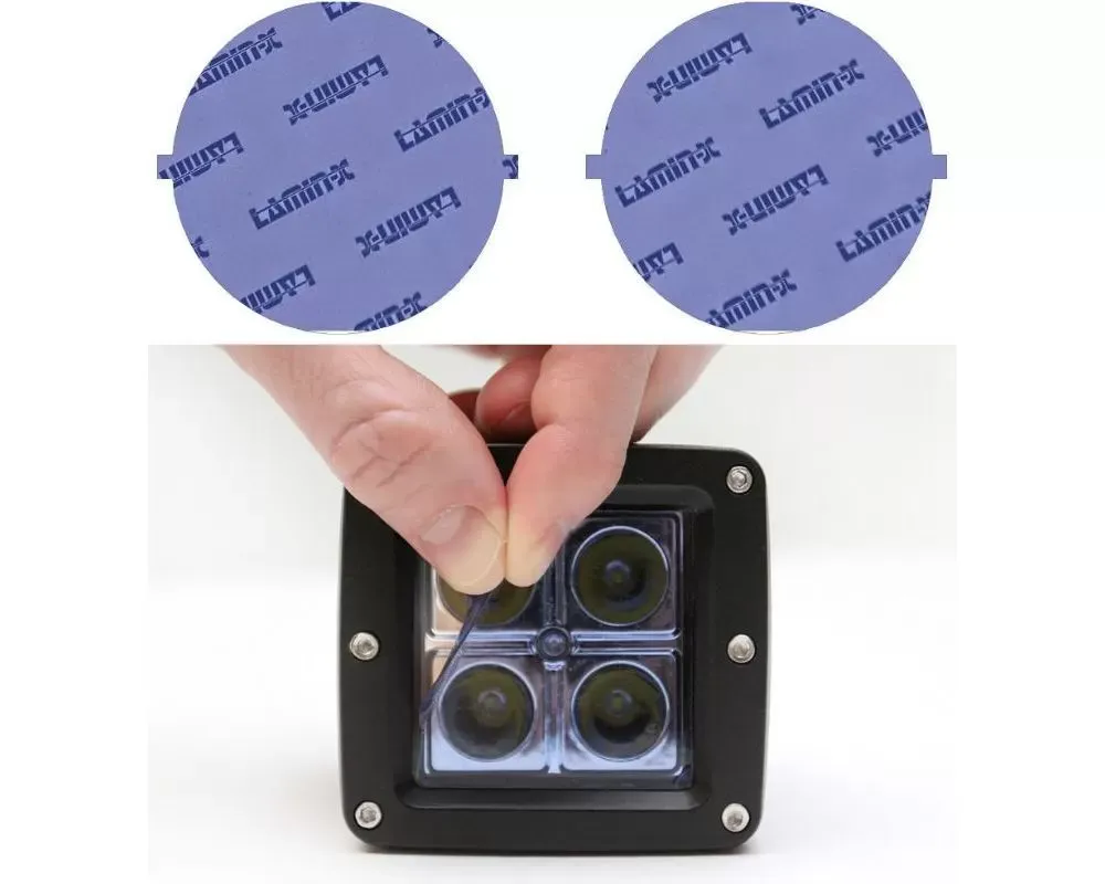 Lamin-X 2.5" Round Light Covers - SB-2.5B