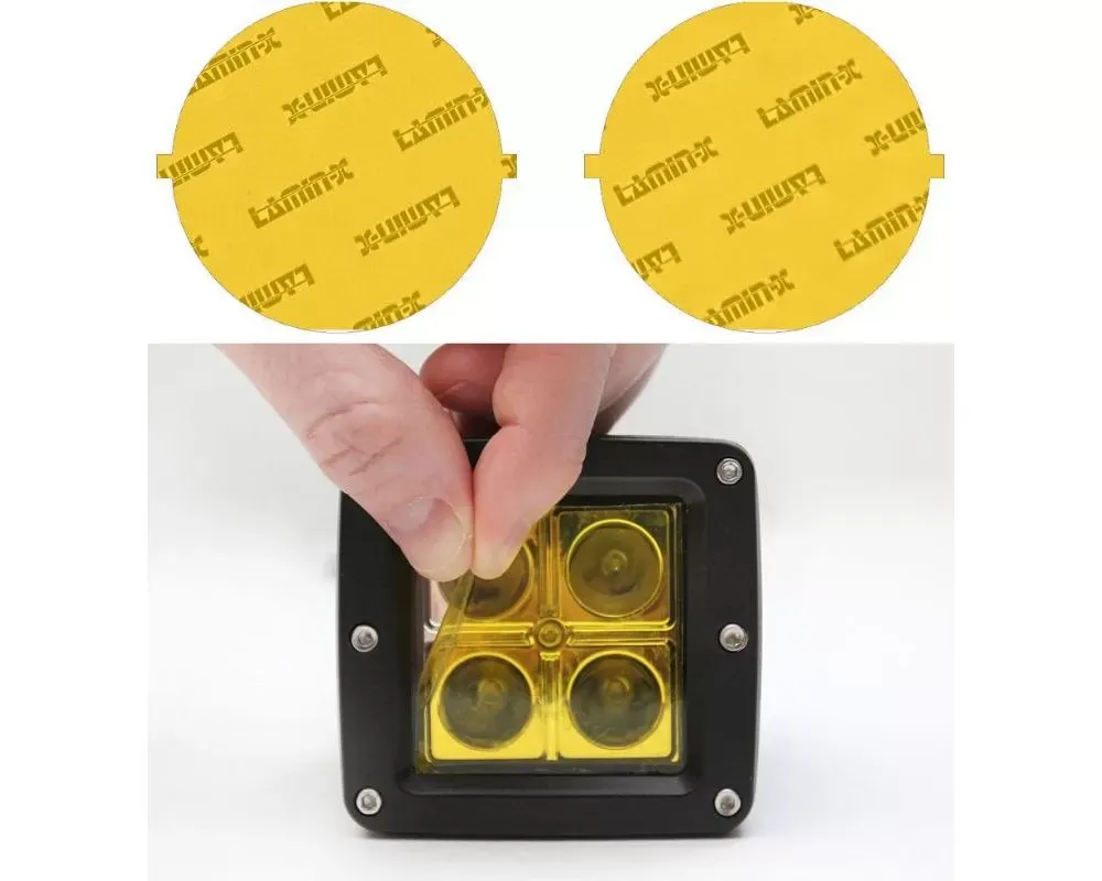 Lamin-X 2.5" Round Light Covers - SB-2.5Y