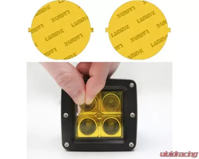 Lamin-X 3.25" Round Light Covers - SB-3.25Y